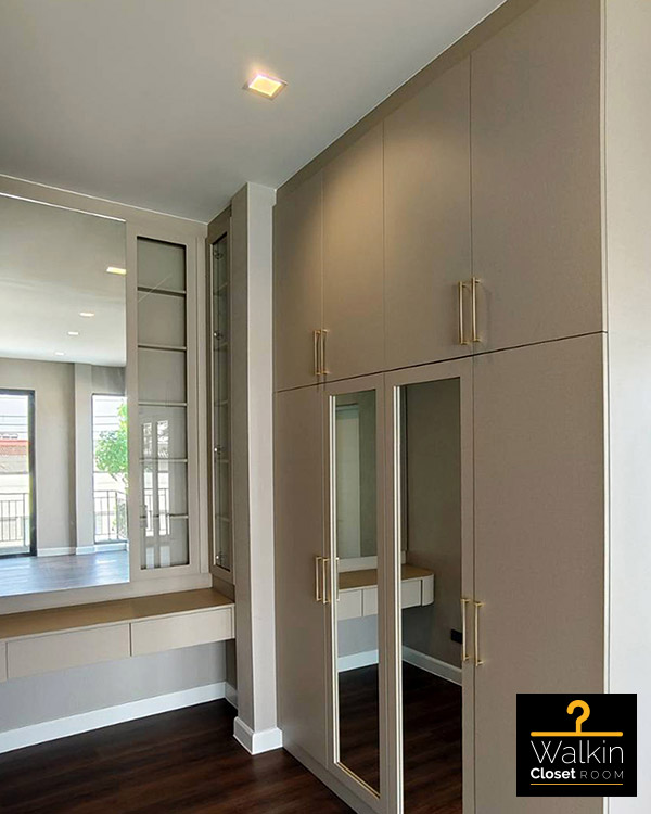 ตู้เสื้อผ้า Built-in HMR กันชื้น ลายผ้า 1004-16 | ไอยรา วินท์ โฮมโปรดักส์